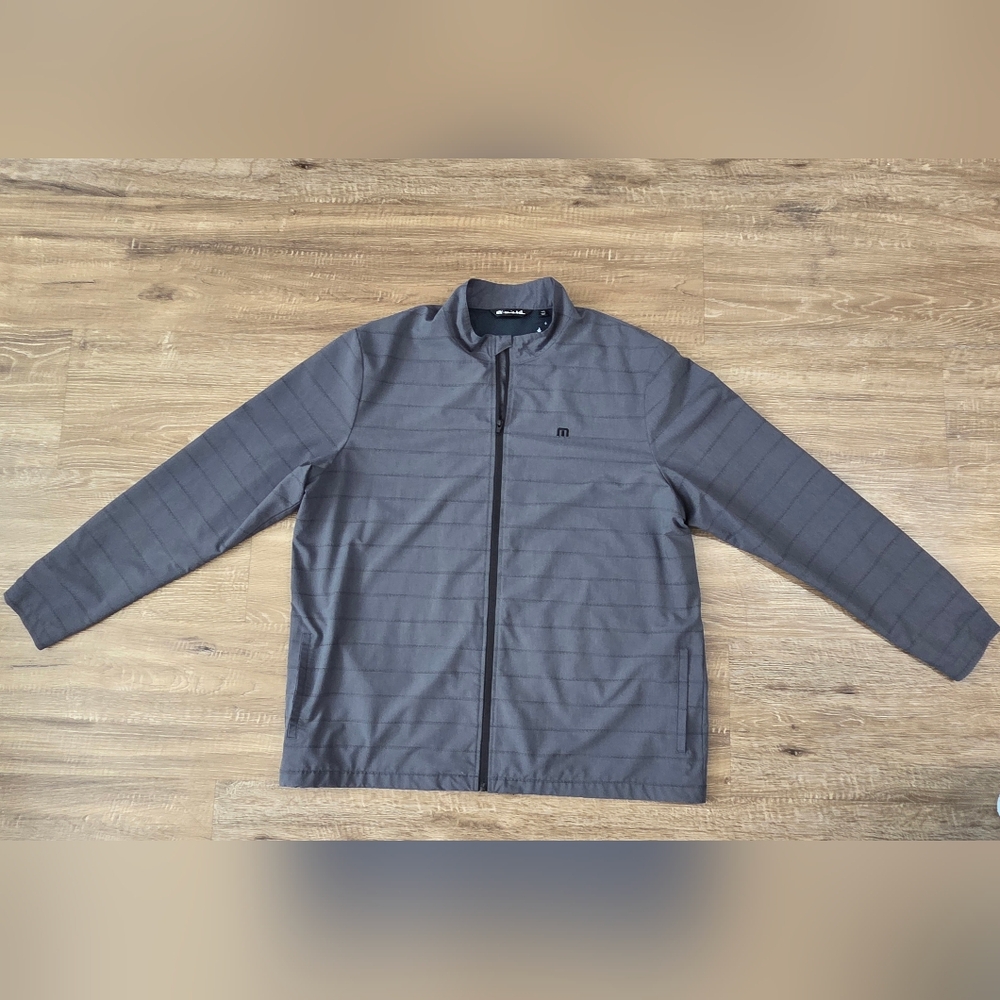 Travis Mathew Mens Pre-owned Golf Light-Weight Jacket Gray Size 3XL.